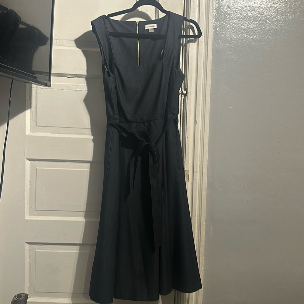 Blue/black Calvin Klein dress